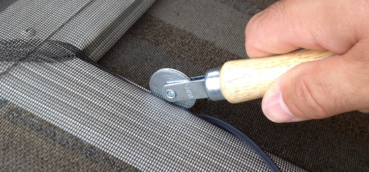 metal screen door repair in Lakeland Village